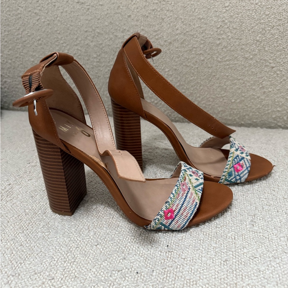 Mix No. 6 Brown and Multicolor Heels